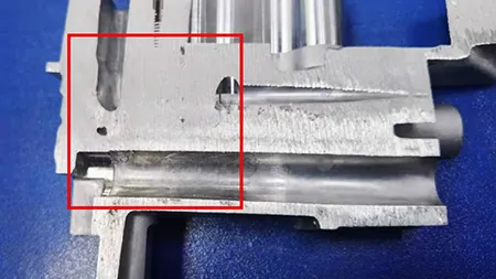 Shrinkage porosity